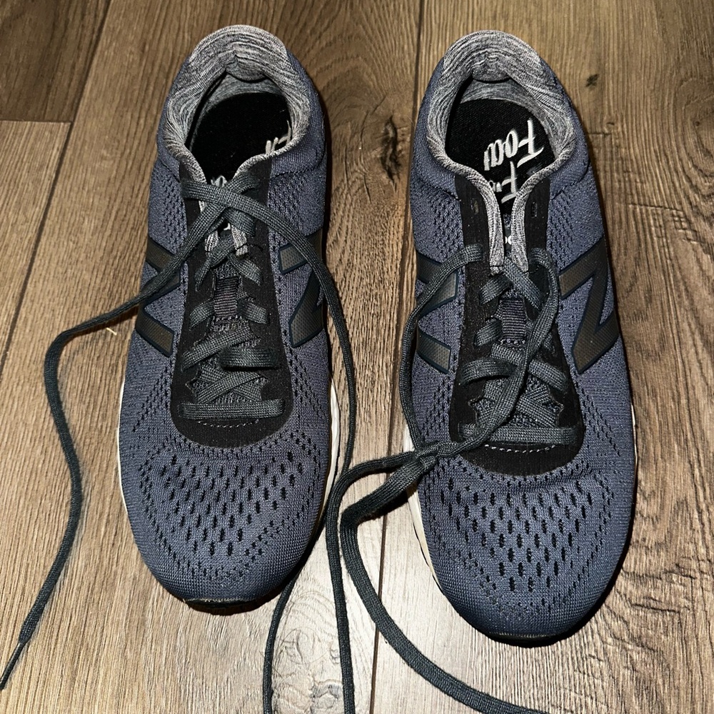 New Balance Dark Blue and Black Athletic Shoes